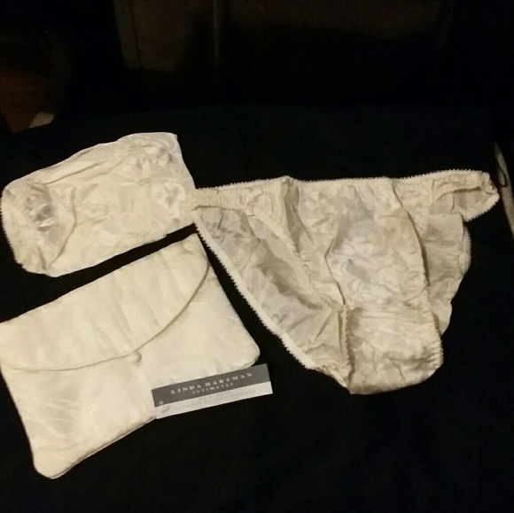LINDA HARTMAN Other - NWT LINDA HARTMAN IVORY SILK PANTIES